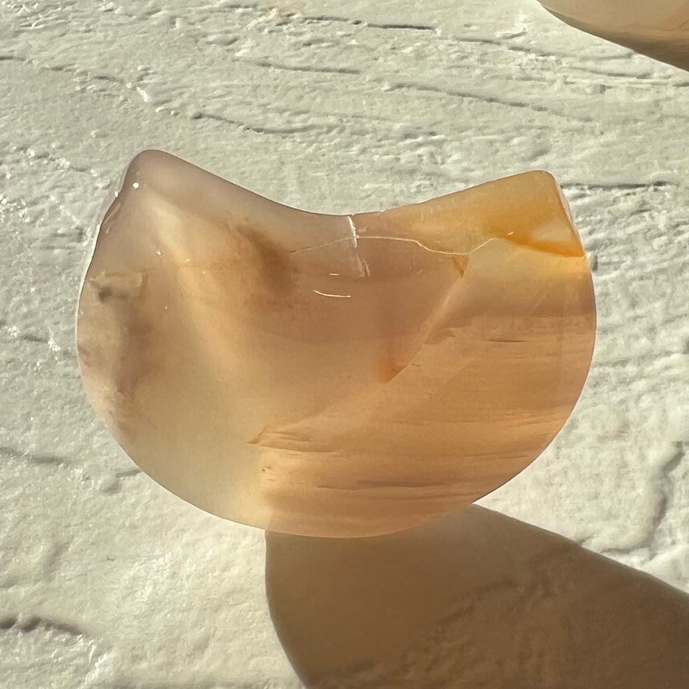 Cherry Agate Moon